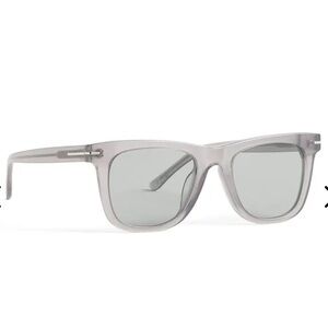 BYLT Basics Translucent Smoke-Gray Sunglasses